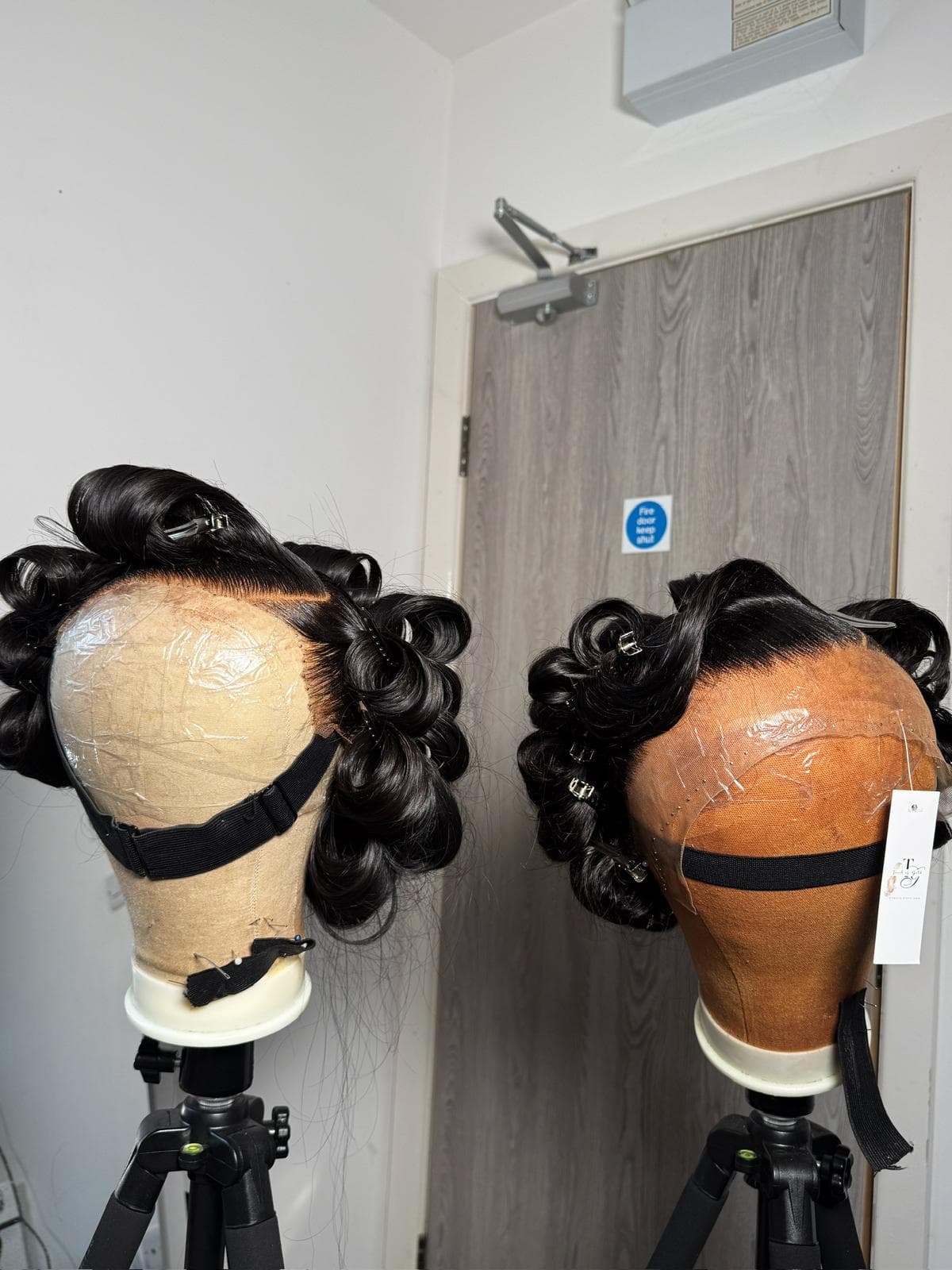 Deep wave lace front wig restoration